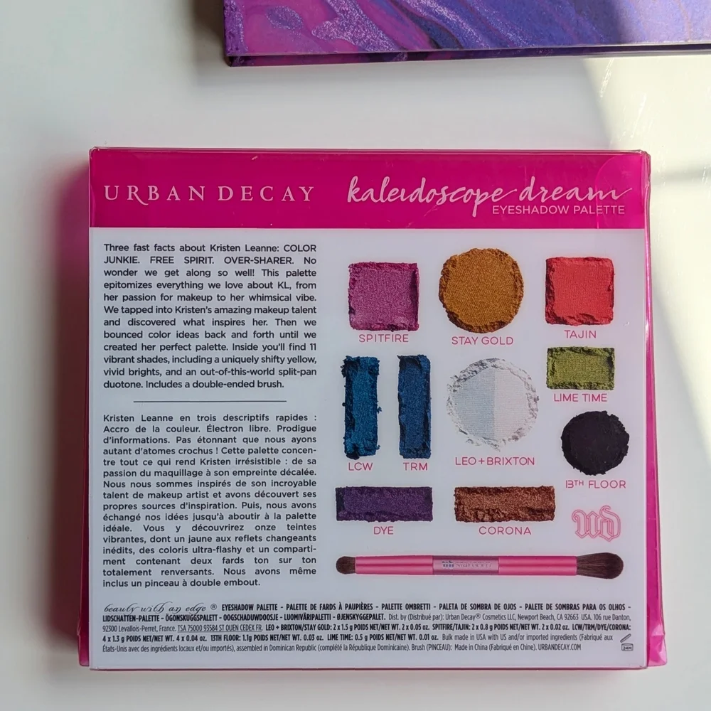Bundle Urban Decay Kristen Leanne Kaleidoscope Dream Palette + Cloud9 Lipstick